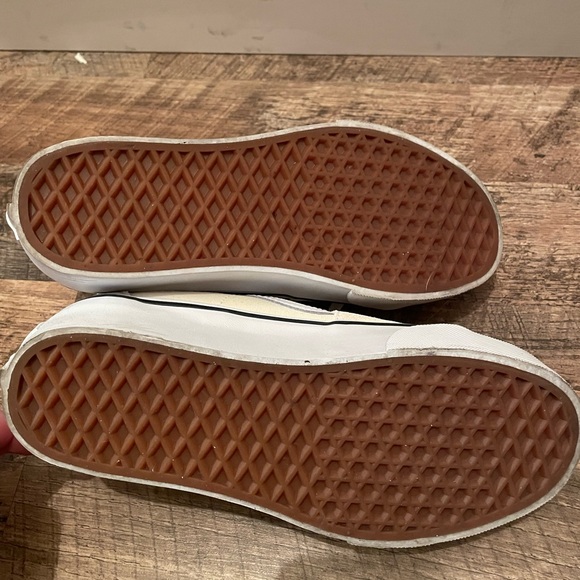 Vans beige/floral platform sk8-his - Picture 3 of 4